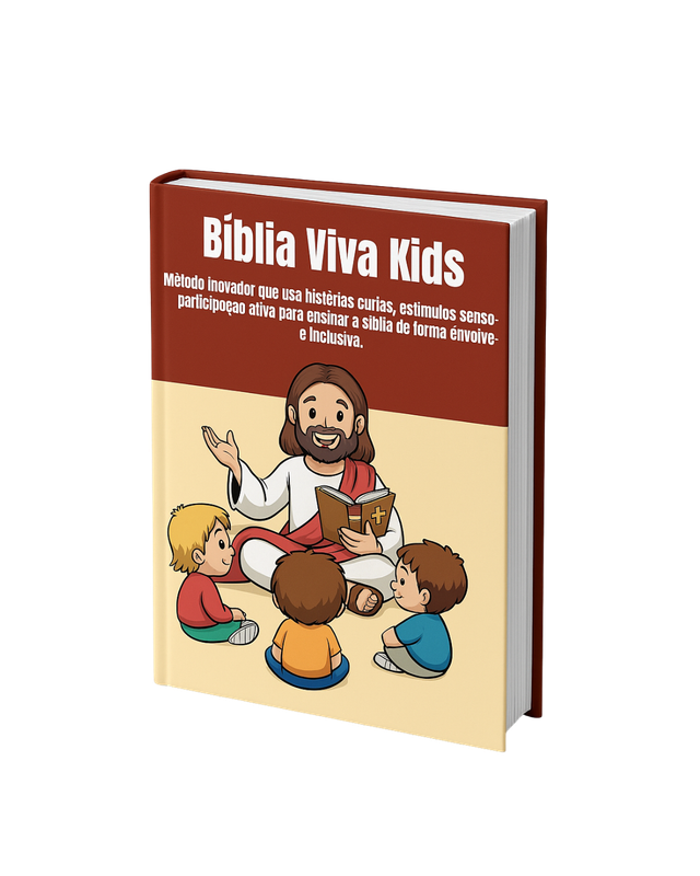 Jesus com crianças - Bíblia Viva Kids